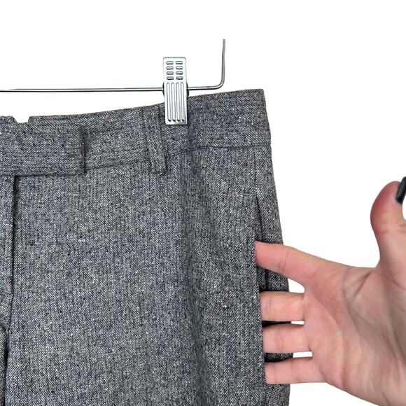 Theory Gray Virgin Wool Dress Pants Sz 2 - Picture 5 of 7